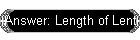 Answer: Length of Lent